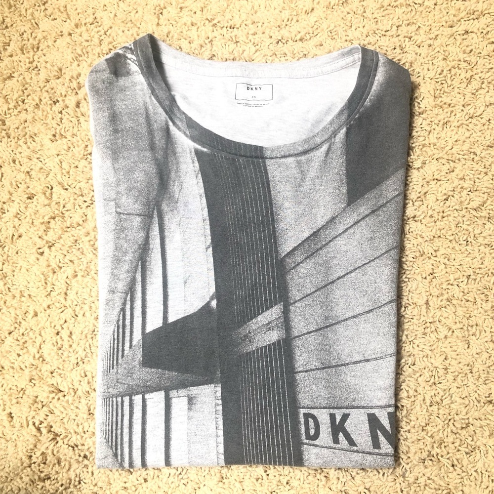 DKNY Graphic T-Shirt Short Sleeve Mens XXL - Picture 2 of 4